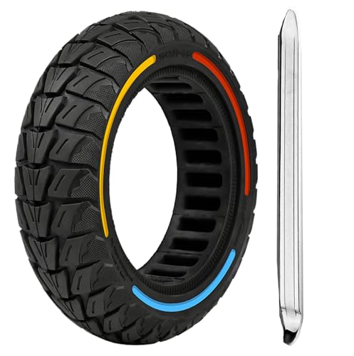10x2.75/10x2.70-6.5 Electric Scooter Solid Tire, 70/65-6.5 Tire Replacement for Hover-1 Alpha, Hiboy Titan PRO, Emove Cruiser, Evercross H5,Dualtron 3,Speedway 5,Kugoo G-Booster G2 Pro- 3 colour