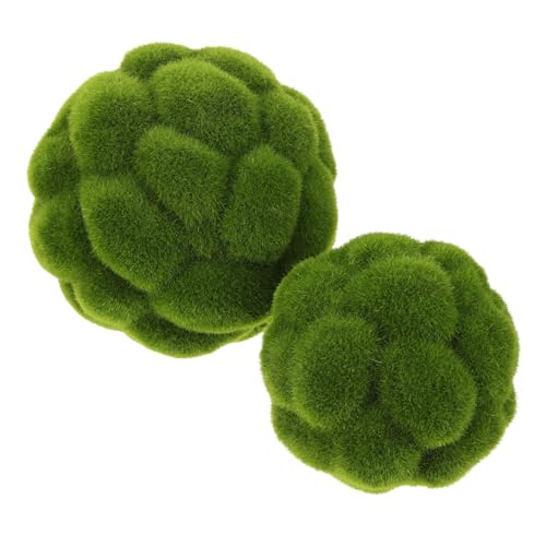 Happyyami 2Pcs Faux Balls Realistic Topiary Decor for Window Display Ceiling and Party Decorations for Home and Mall Landscape Easy to Install
