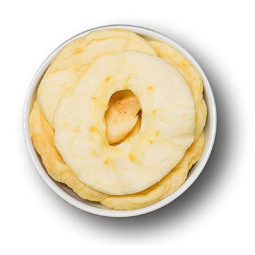1001 Frucht Apfelringe getrocknet ohne Zuckerzusatz I 250g Apfelchips soft ohne Zuckerzusatz I Vegan und Gesund I Getrockneter Apfel Trockenfrüchte für Sportler I Trockenobst Made in Germany