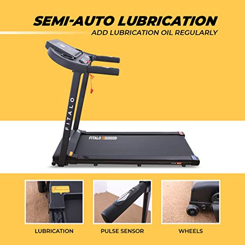 Image of Drive T1 Lite (3.0 HP Peak) DC Motor Motorized Treadmill with AUX Input and Free DIY Installation Assistance for Home use