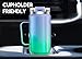Meoky 40oz Tumbler with Handle, Stainless Steel Travel Mug with 2-in-1 Straw and Sip Lid, Vacuum Insulated Coffee Mug, 100% Leak Proof, Keeps Cold for 34 Hours or Hot for 10 Hours (Fairyland)