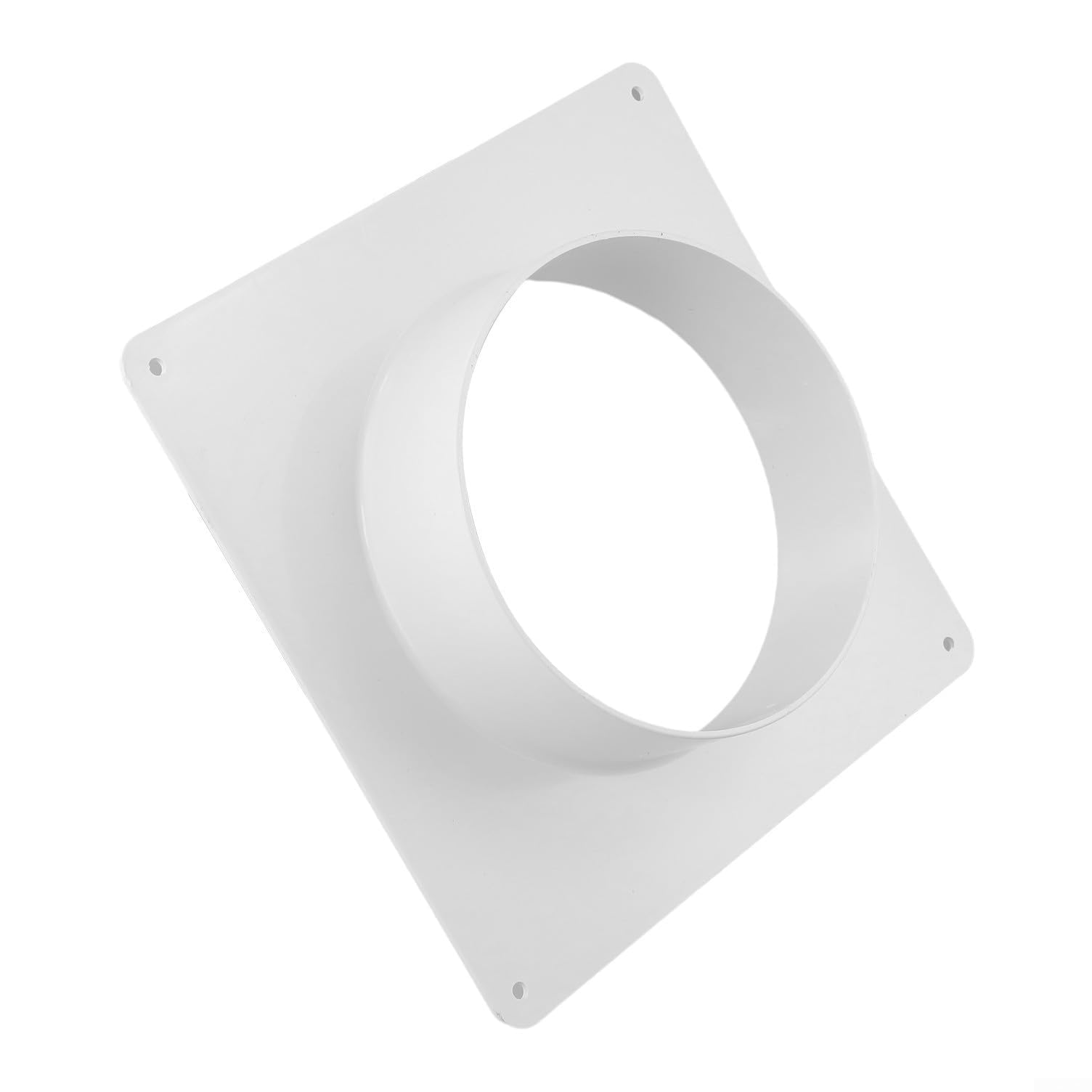 Air Vent Duct Connector Flange Wall Vent Round Pipe Living Room Adapter Ventilation System Plate Ventilation Pipe Connector (150mm)