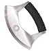 Best Knife Pizza Cutter in 2018 Design - Razor Sharp Rocker Slicer Top Quality Stainless Steel Blade as Mezzaluna Chef Fruit Vegetable Salad Chopper with Protective Cover by Vinzard