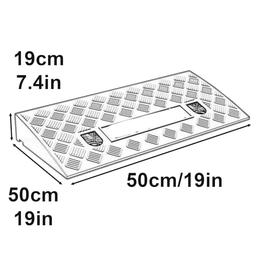 Rampa resistente para bordillos, PVC antideslizante verde miniatura 2