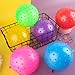 LOVEINUSA 8PCS Bounce Balls, Knobby Balls with Pump 7inch Sensory Balls Spiky Massage Balls for Kids Party Favors