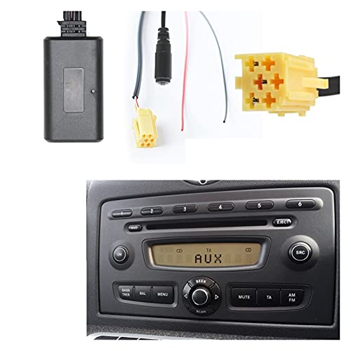 Adattatore Bluetooth AUX Per Smart Fortwo 450/451 – Cavo 8 Pin Con Microfono Vivavoce Per Chiamate E Musica