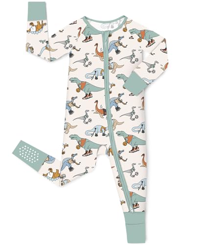 babee Reshinee Bamboo Viscose Baby Footie Pajama, Zipper Pajamas for Baby Boys & Baby Girls, Sleep...