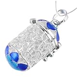 Colgante con dije de botella de perfume: perfecto para collares, pulseras, colgantes, proyectos de scrapbooking, llaveros, llaveros, cadenas de suéter, tobilleras, accesorios decorativos para teléfonos celulares, etc., dije colgante hueco
