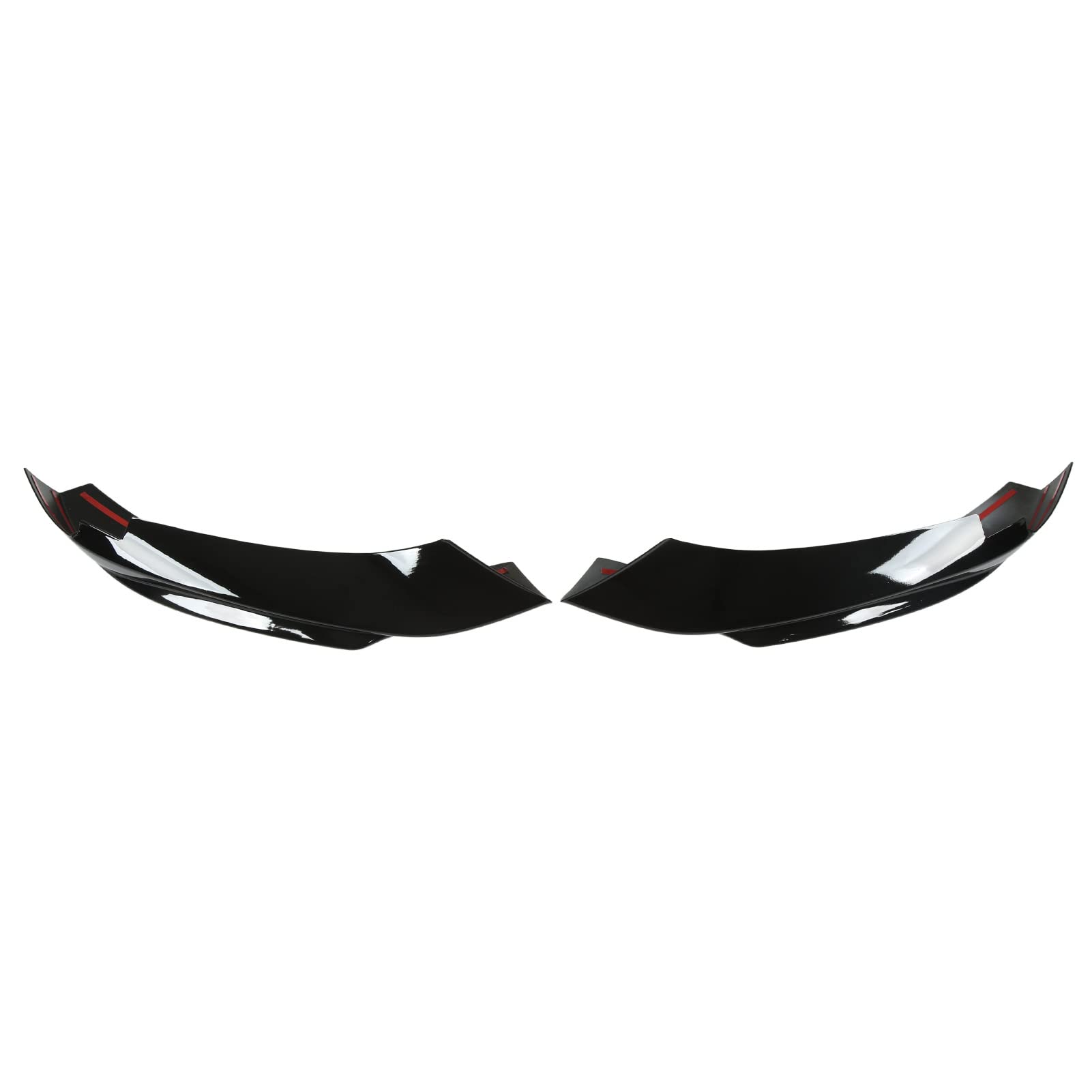 Photo 1 of Front Bumper Diffuser, 2 Pcs Front Bumper Diffuser Glossy Black