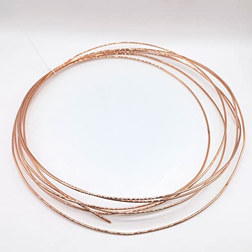Temhyu Shuxiang-Alambre de Cobre Cable de Cobre Puro de Bricolaje de Bricolaje Redondo 2 0awg 15awg 0. 5mm 1 mm 0.3mm for anodizar la joyería Artesanal Que Hace Abalorios Floral Cover