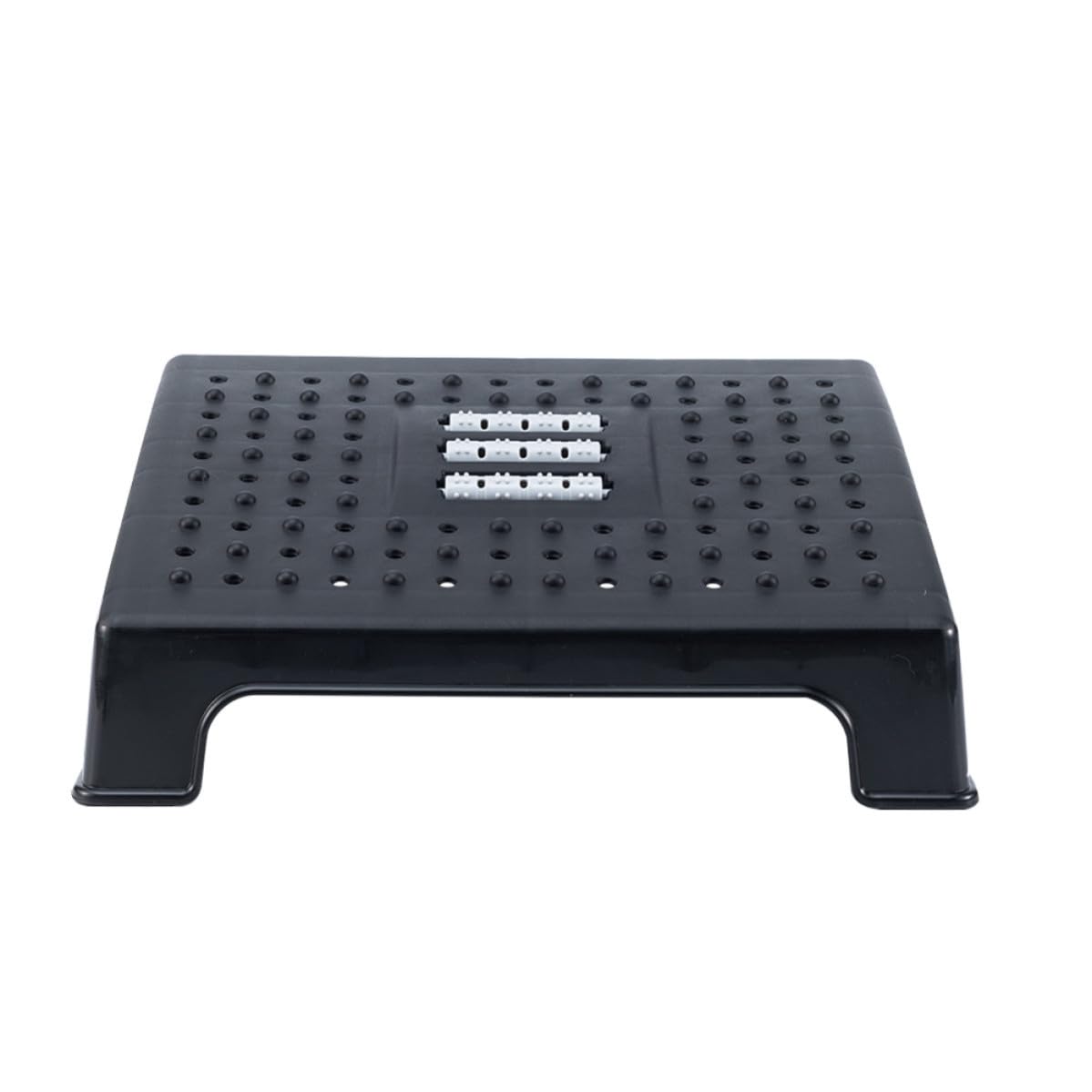Tabouret de massage pour pieds ergonomique et repose-pieds de bureau portable noir