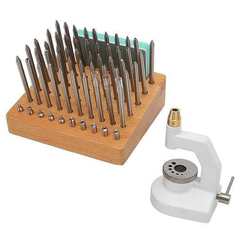 Ferramenta de Fixação de Reparo de Relógio, Ferramenta de Prensa de Relógio, Kit de Perfuração de Jo
