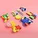 Zerodis Kid Sponge Stamp Set Paintbrush Sets Sponge Stamp Drawing Foam Brushes Painting Brush Art Craft Drawing Tools Early Education Fun Playing Toy for 2-6 Years Kid