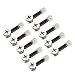 uxcell 10 Sets Furniture Connecting 15mm OD Cam Fitting w Dowel Screws Pre-Inserted Nut