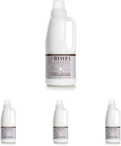 Miniatura 10 de MRS. MEYER'S CLEAN DAY Suavizante líquido para telas, infundido con aceites esenciales, sin parabenos, madreselva, 32 onzas (32 cargas)