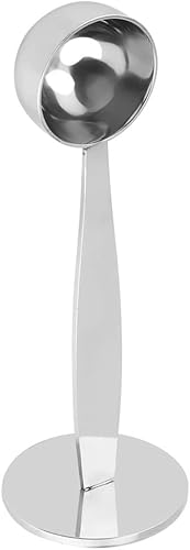 Miniatura 6 de Cuchara de café de acero inoxidable, cuchara de polvo de grano de café, cuchara de grano de café de doble propósito, cuchara de café, medición de