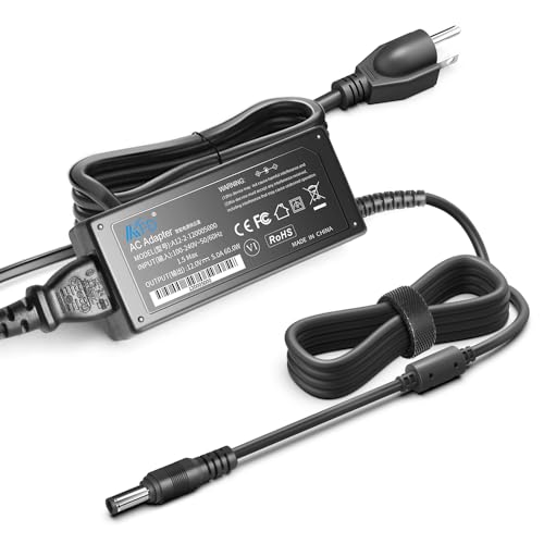 KFD 12V 4.17A Charger Adapter Power Cord Replacement for Peloton Exercise Bike Console Model: PLTN-RB1VO PLTN-RB1V1 PLTN-RB1VQ GEN 1 2 3 1st 2nd 3rd Generation Tech ATS050T-P/A121 Power Supply Cable