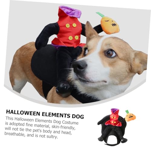 Disfraz Halloween Calabaza para Perros Pequeños Talla S miniatura 4