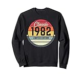 39 anni compleanno uomo donna regalo divertente vintage 1982 felpa