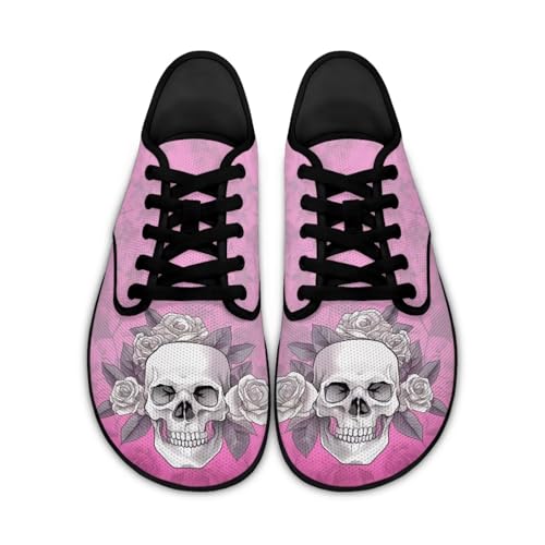 Binienty Lace Up Walking Sneakers for Women Men Zero Drop Sole Barefoot Shoes Wide Width Flats4