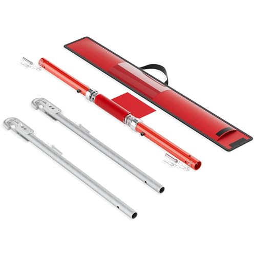 WilTec Barra de Remolque hasta 3 toneladas Barra Seguridad con Amortiguador 2m 3 Piezas