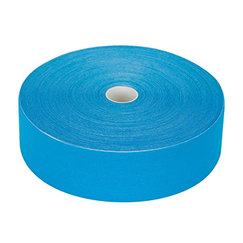 PHYTOP Kinesiologie Tape eindeloze rol, elastische fysiotape kinesiotapes waterdicht (5 cm x 35 m), K-tape voor spierblessures, blauw