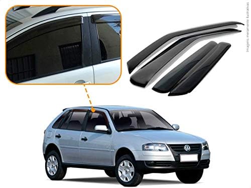 Calha de Chuva Acrilica Gol Parati 4 Portas G2 G3 G4 1996 a 2013