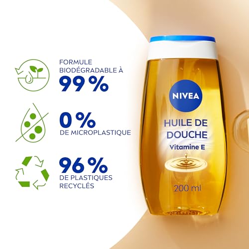 Nivea huile de douche pour peaux sèches 200ml - vue 7
