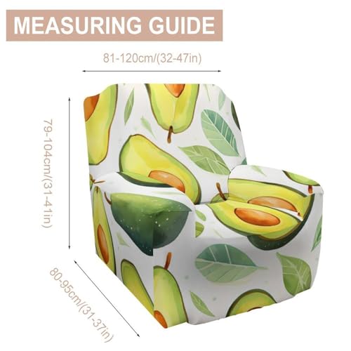 Housse de fauteuil élastique motif avocat protection - 3