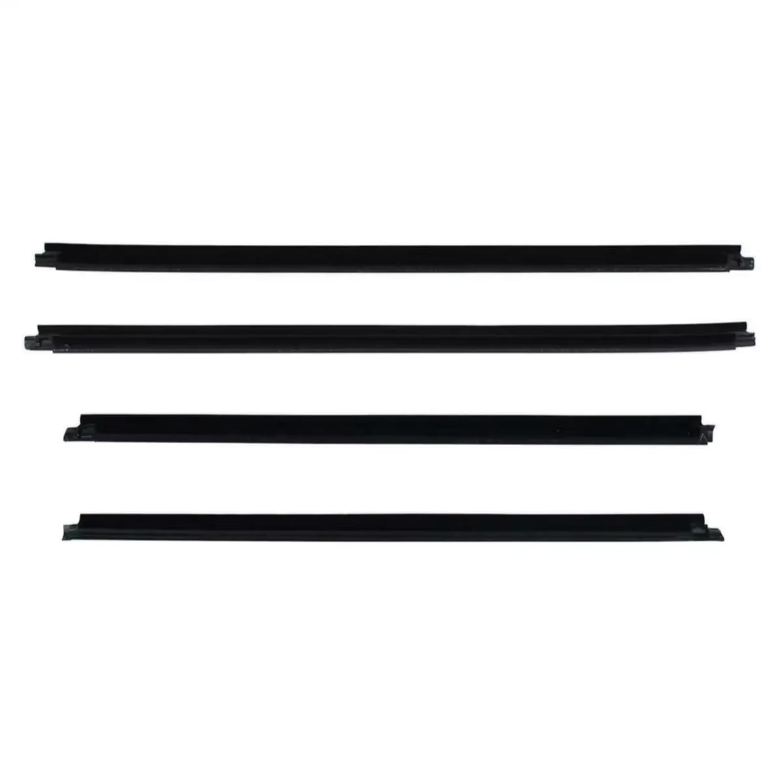 for Toyota for Fortuner 2004-2015 Side Door Moulding Trim Seal 68161-0K010 68164-0K020 68162-0K010 4 X Window Outer Weatherstrip Car Door Seal Protector
