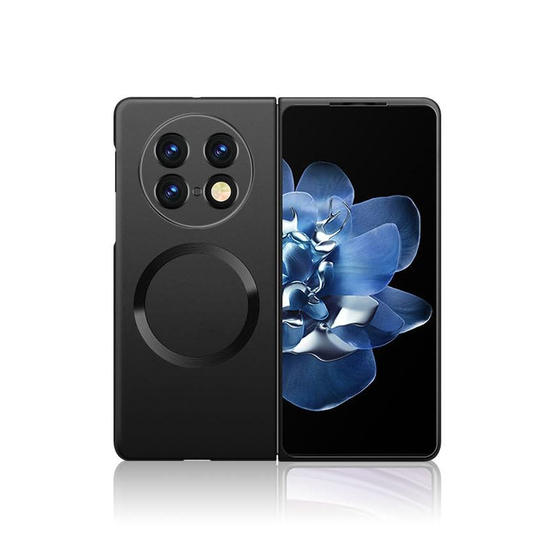 Coque Oppo Find N5 5G CPH2671 coque rigide PC antichoc aimantée noire