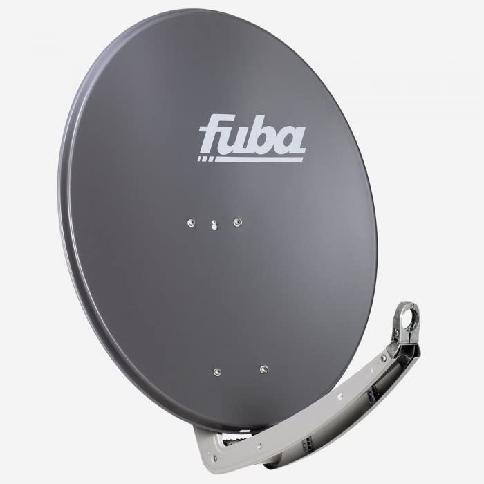 Sat Anlage 8 Teilnehmer | Komplettset - Fuba DAA 780 A Satellitenschüssel 80cm Alu anthrazit + DUR-line Quattro LNB + DUR-line MS 5/8 G-HQ Sat Multischalter 8 Teilnehmer (DVB-S2, HDTV, UHD 4K/8K)