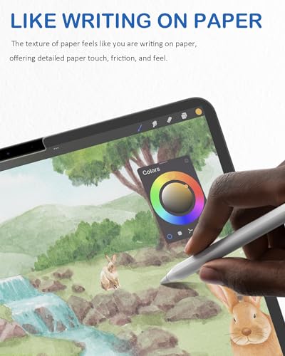 XIRON [2 PACK] Paper Screen Protector Compatible with iPad Pro 12.9 (2022&2021&2020&2018), High Touch Sensitivity No Glare for iPad Pro 12.9 Matte Screen Protector, Compatible with Apple Pencil