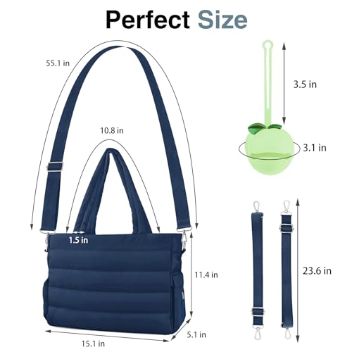 KUBYA Large Unisex Baby Diaper Tote Bag - Crossbody Style - Image 6