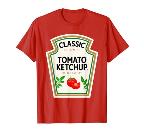Ketchup Halloween Costume Tomato Matching Halloween Ketchup T-Shirt