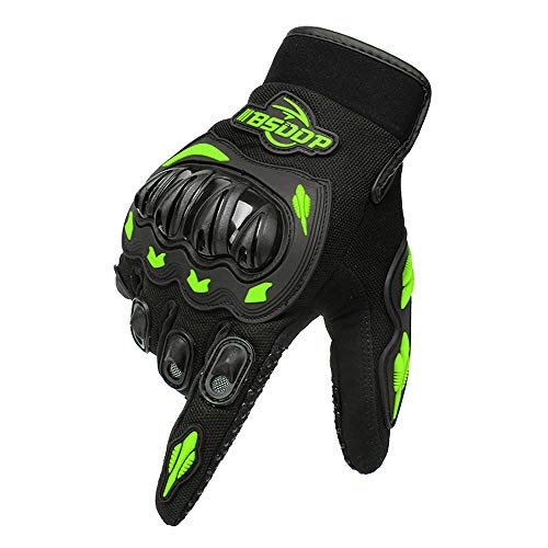 Domary Luvas de motocicleta masculinas com tela sensível ao toque de dedo completo motocicleta motoc