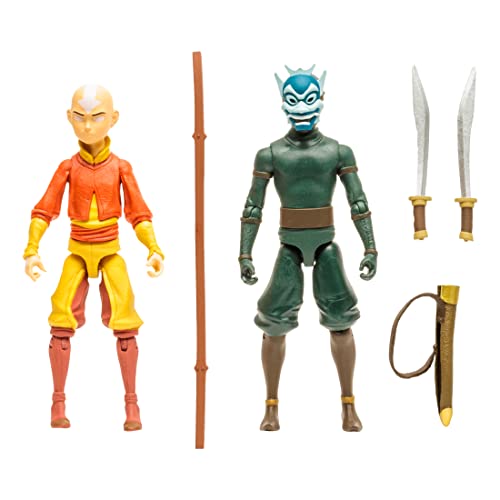 Mcfarlane - Avatar Tlab Combo Pack - Aang Vs Blue Spirit Zuko #TOP6