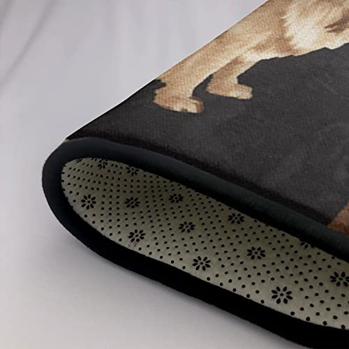 Golden Retrievers tapis flanelle moderne impression haute qualité
