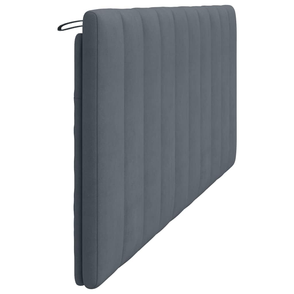 vidaXL Hoofdbordkussen 80 cm fluweel donkergrijs, hoofdbord kussen, kussen hoofdbord, hoofdbord bed kussen, hoofdeinde kussen, kussen hoofdeinde bed vidaXL Hoofdbordkussen 80 cm fluweel donkergrijs, hoofdbord kussen, kussen hoofdbord, hoofdbord bed kussen, hoofdeinde kussen, kussen hoofdeinde bed
