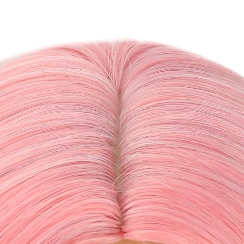 Image of PATTNIUM Kids Child Pink Wig Long Wavy Curly Pink Wig for Girls Kids Long Sythetic Wigs