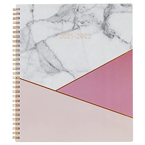 2022 Monthly Planner, 18-Month Planner Calendar, 11"x8" Planner Monthly with Tabs& Pocket Stickers, 2021-2022 Monthly Planner, Academic Planner Daily Monthly Cute Planner, Thick Paper, Marble