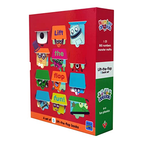 Numberblocks and Alphablocks 5 Book Lift-the-Flap Set