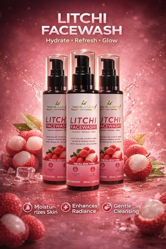 Image of Litchi Face wash for Soft & Refreshing Feel - Pack of 3