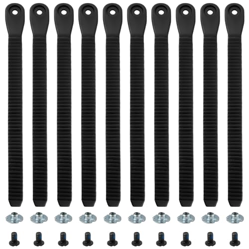 Sangles de fixation de snowboard en plastique BOXOB 21cm pour réparer vos échelles de cheville