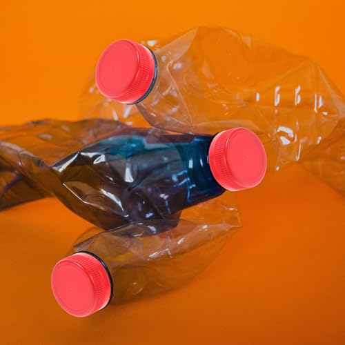 Bouchons à vis en plastique pour jus maison et ateliers bricolage en famille rouge 38mm
