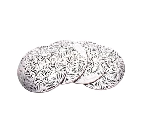 VNFEJEJR 4pcs Car Door Audio Speaker Decor Cover Loudspeaker 3D Trim Sticker Fit for Benz Fit for AMG C E Class W205 W213 GLC Car Styling Door Audio Speaker Cover(Matte)