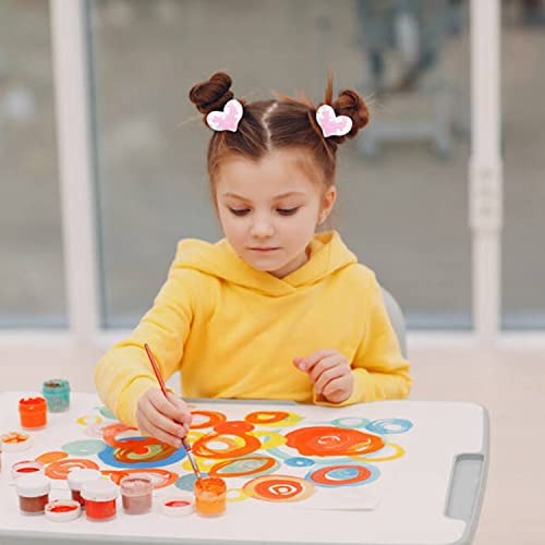 inSowni 30 Pack/15 works Glitter Sequin Heart Star Hair Ties Scrunchies Elastics Pigtail Ponytail Holders Hair Bows Rubber Bands Hair Ropes with Charms Accessories for Baby Girls Infants Toddlers Kids - Image 2