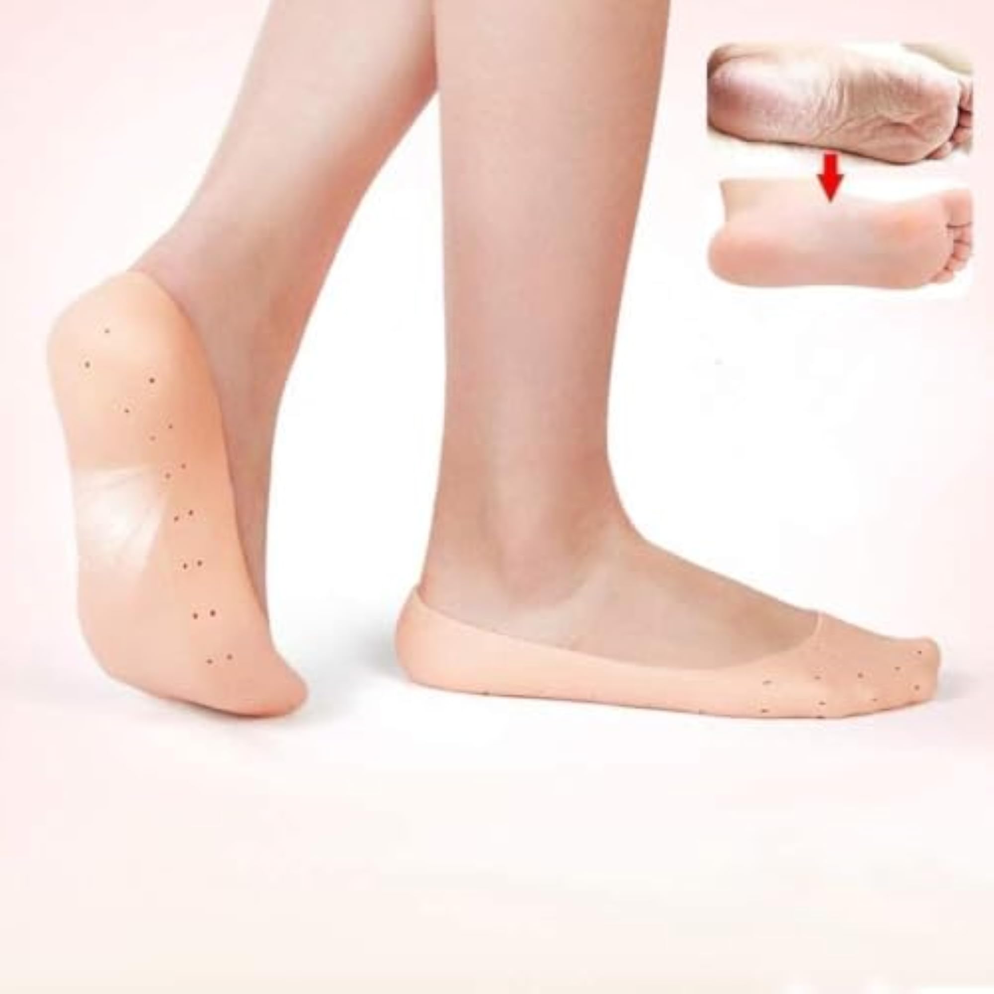 Anti Crack Full Length Silicon Foot Protector Moisturizing Socks