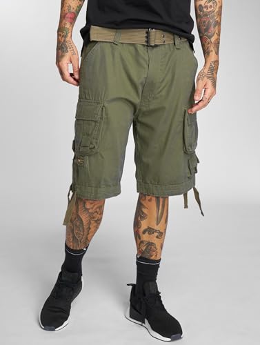 Brandit Savage Vintage Shorts, Uomo, Oliva, 6XL - 5