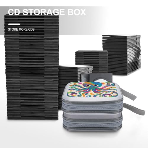 Carpeta de almacenamiento de discos antirrayas para proteger 40 CD 7